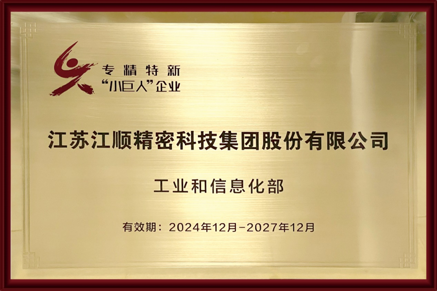 国家专精特新“小巨人”企业